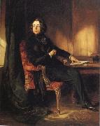 Maclise, Daniel Charles Dickens USA oil painting artist
